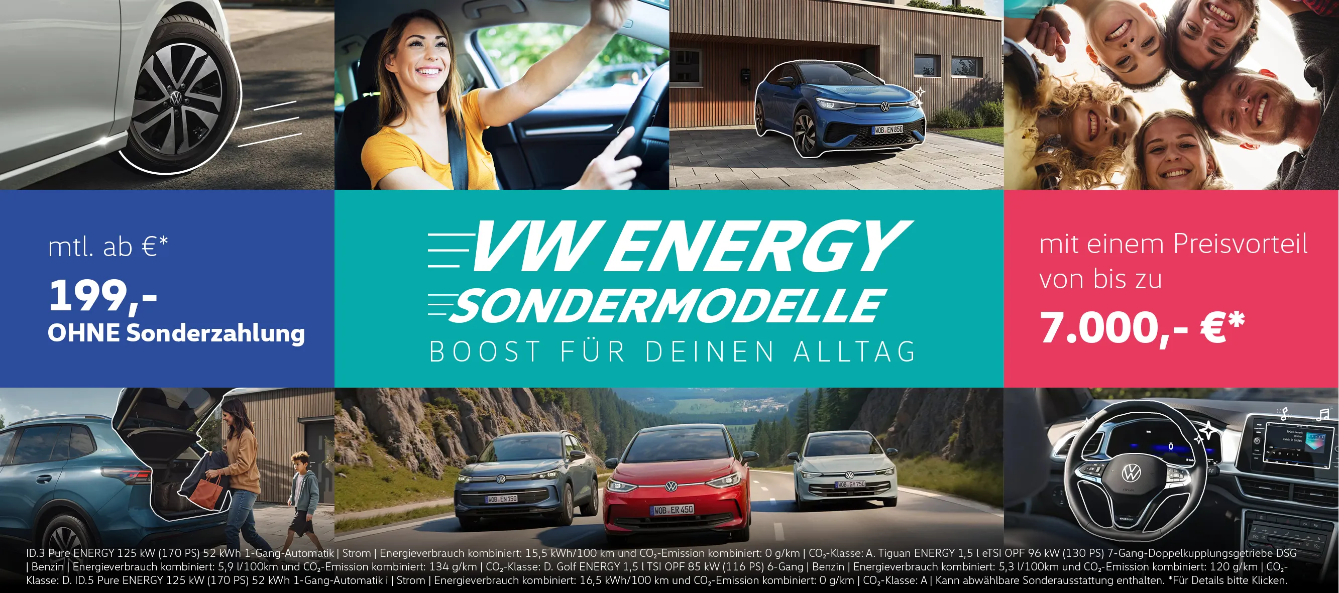 VW Energy Modelle