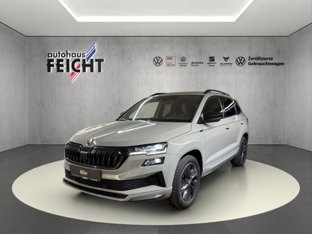 Karoq 2.0 TSI 4x4+Sportline+LED+NAVI+RFK+AHK+DAB